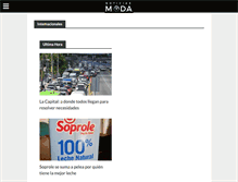 Tablet Screenshot of noticiasdemoda.com